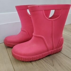 Kids Pink Ugg Rain Boots